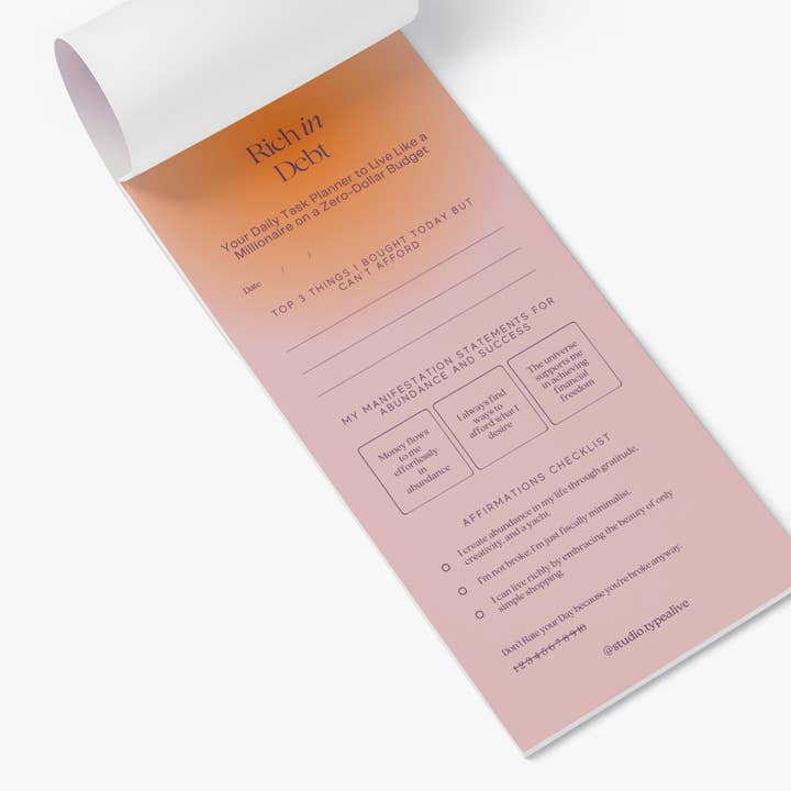 typealive - Wholesale Notepad - Notepad "narrow" / Rich4