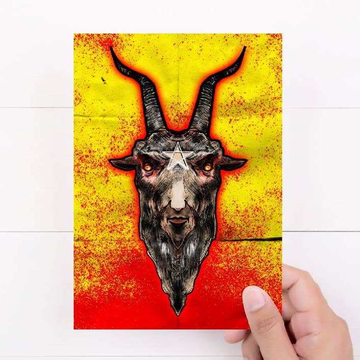Baphomet
biglietto di auguri di compleanno a tema per la vendita all'ingrosso da parte di The Purple Spell