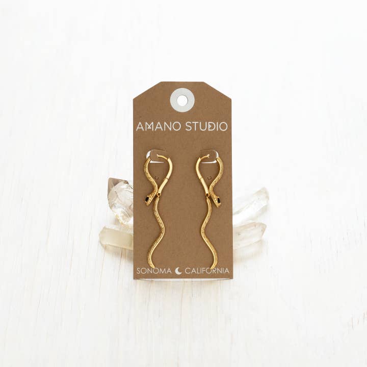 Amano Studio - Wholesale Dangle Earrings - Year of the Snake Earrings2