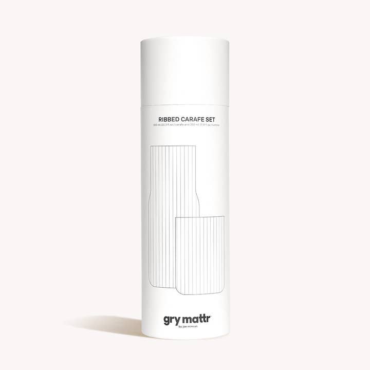 Gry Mattr by Joe Mimran - Vendita all'ingrosso Caraffe - Caraffa rigata trasparente2