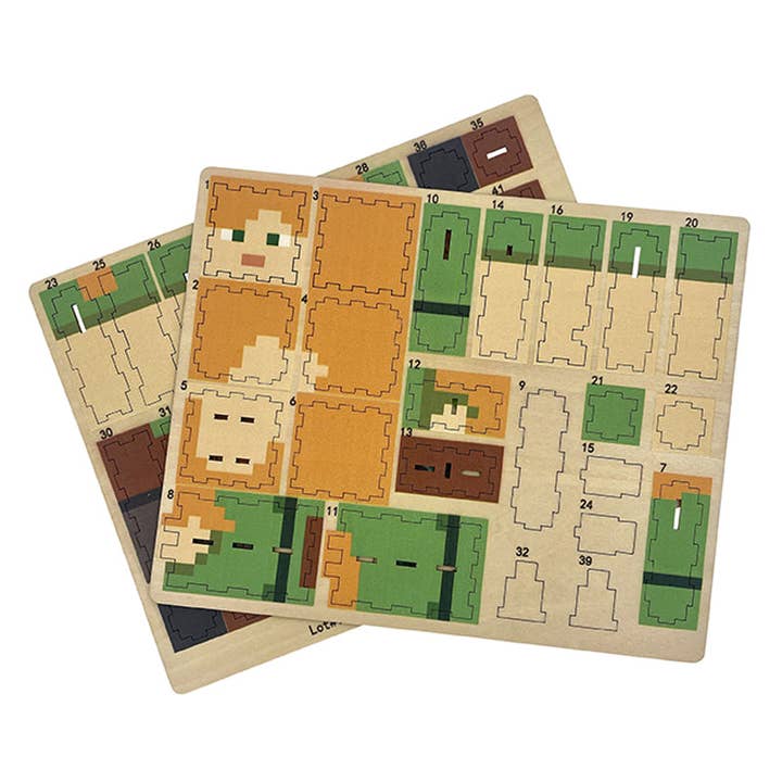 Insight Editions - #1 Pop Culture Publisher - Wholesale DIY Craft Kit - IncrediBuilds: Minecraft: Alex 3D Wood Model Kit6