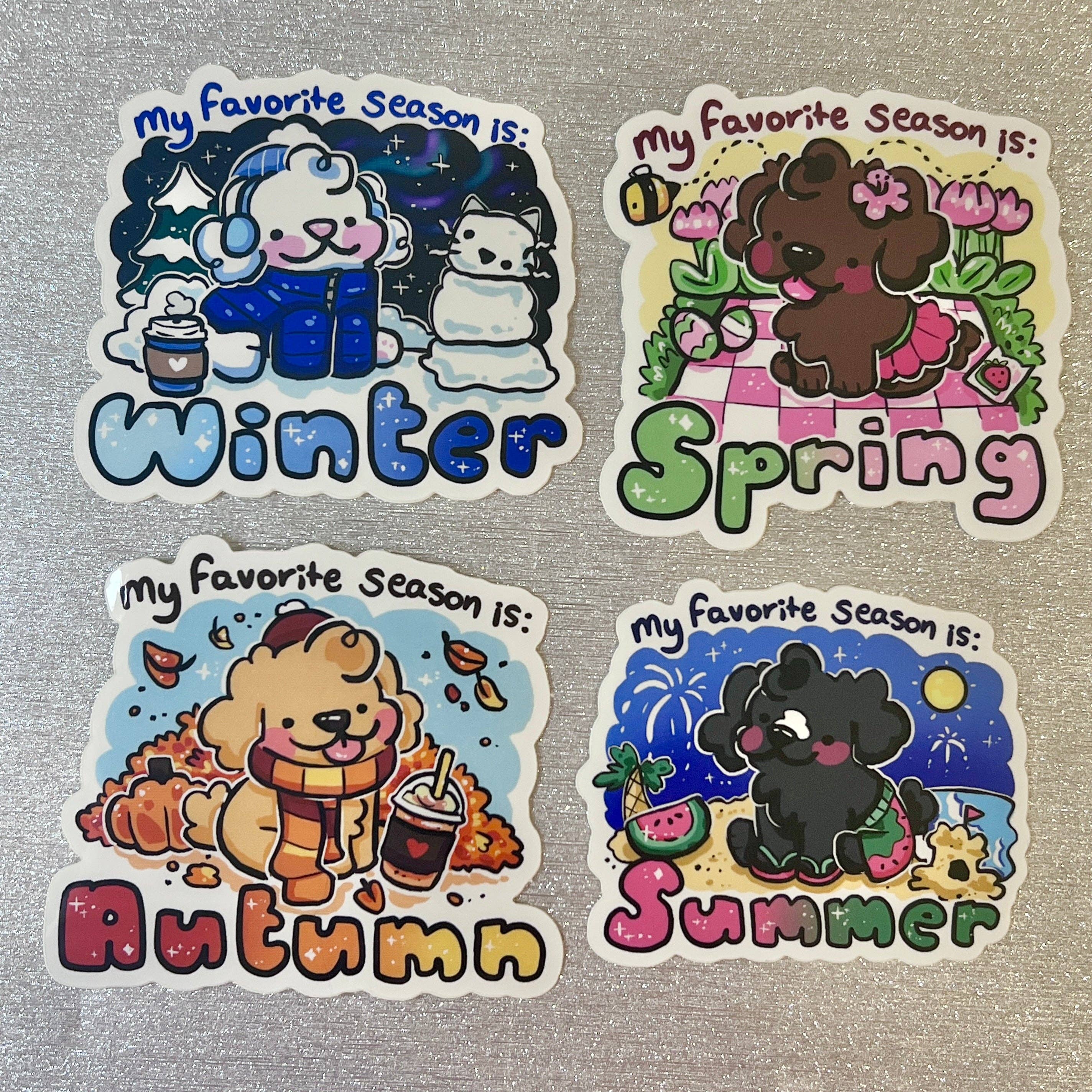 Woolblossom - Wholesale Sticker - My Favorite Season Is: !!! ~ Stickers13