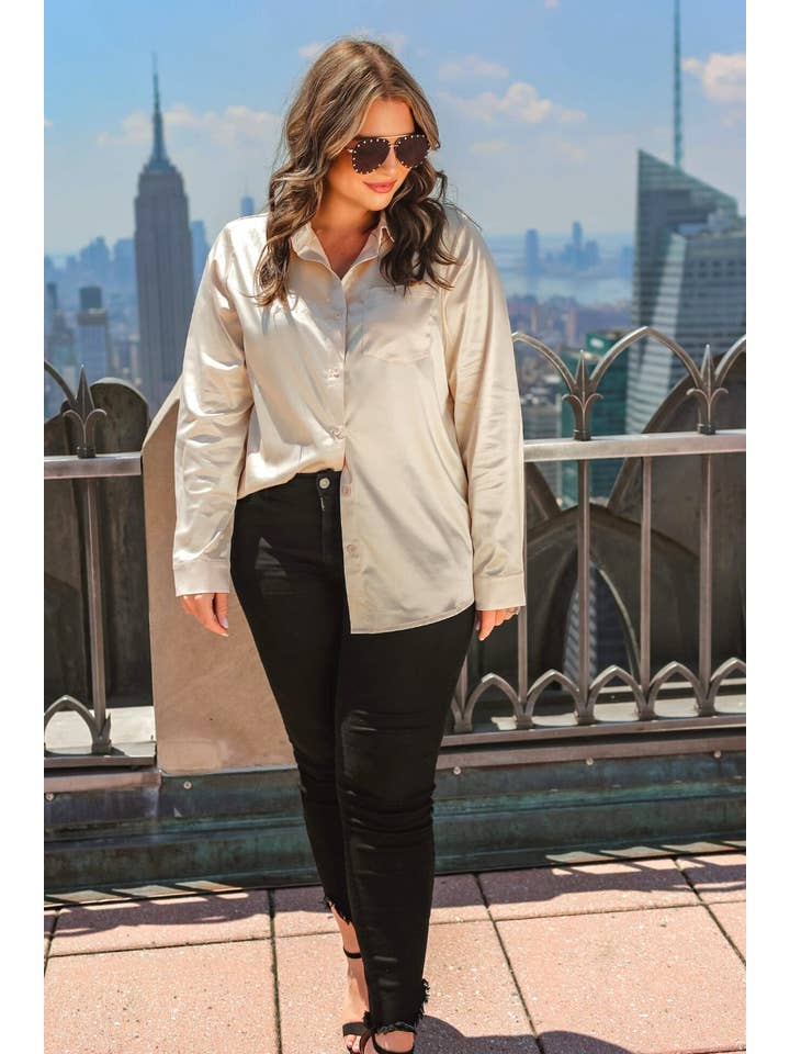 Jess Lea - Vendita all'ingrosso Camicia button down - Donna - Top Con Bottone Boss Babe4