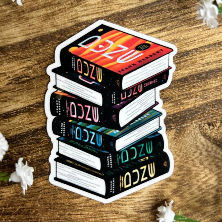 Dune Bookstack klistermärke för wholesale av Awfullynerdy.co