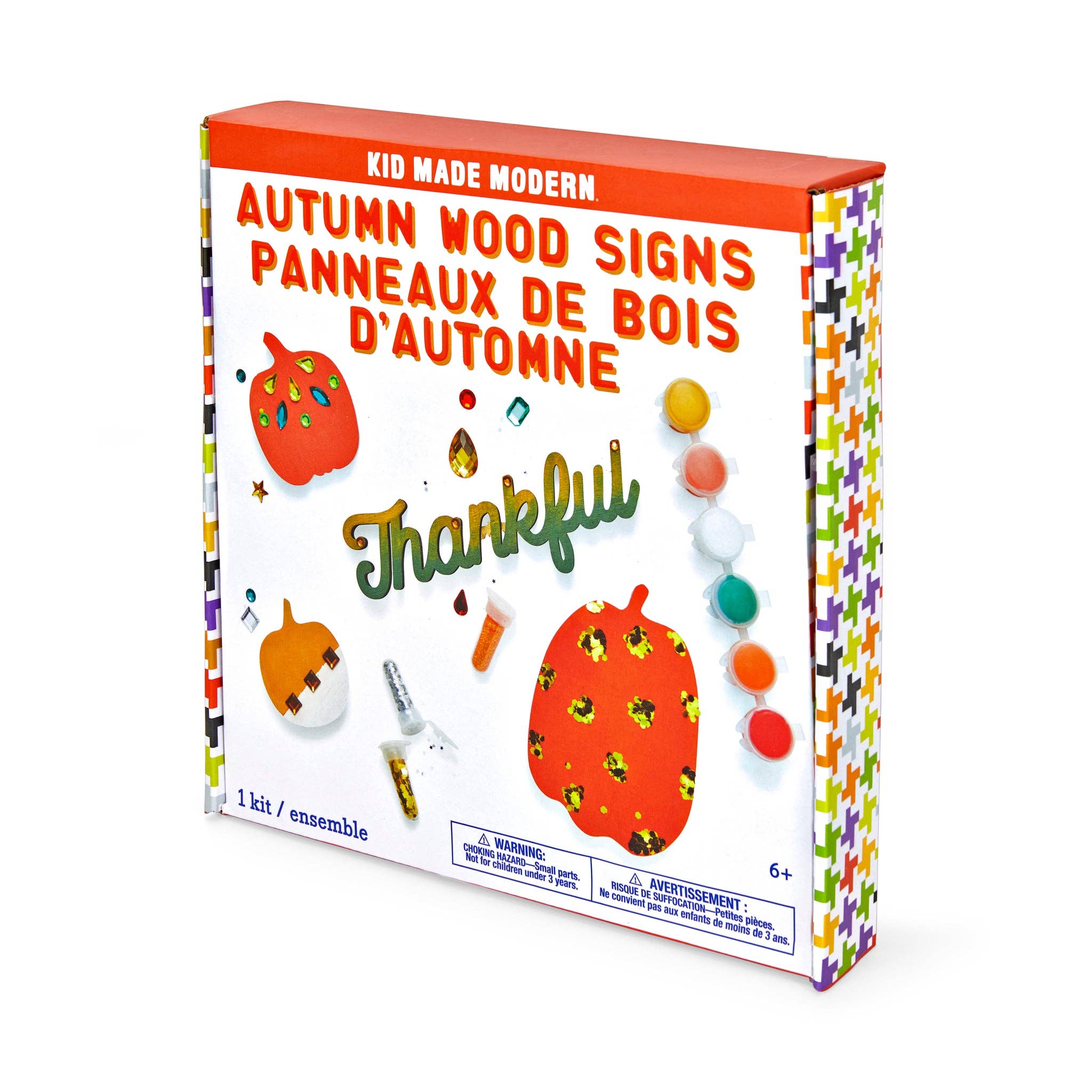 Kid Made Modern - Vente Kit de bricolage – enfant - Panneaux en bois d'automne1