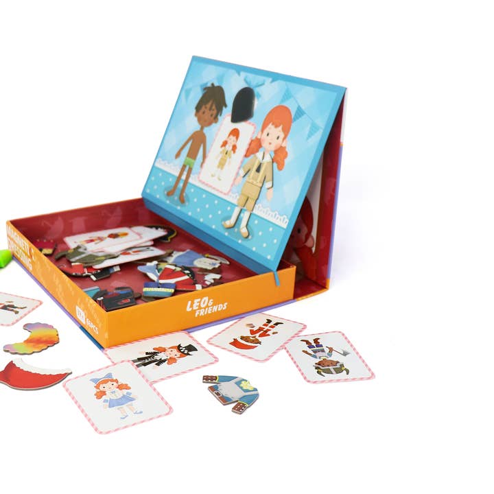 Leo & Friends - Wholesale Puzzle - Kids - Leo & Friends Magnetic Dressing Kit, 66-Pieces4