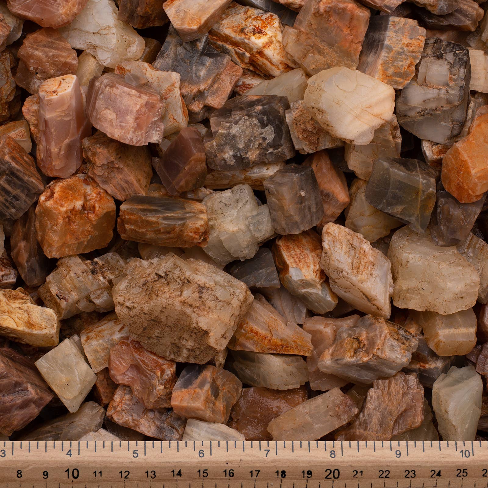 Fantasia Mining - Wholesale Spiritual Stone/Crystal - Rough Transl Moonstone - India - Raw Natural Stones (1 lb)2