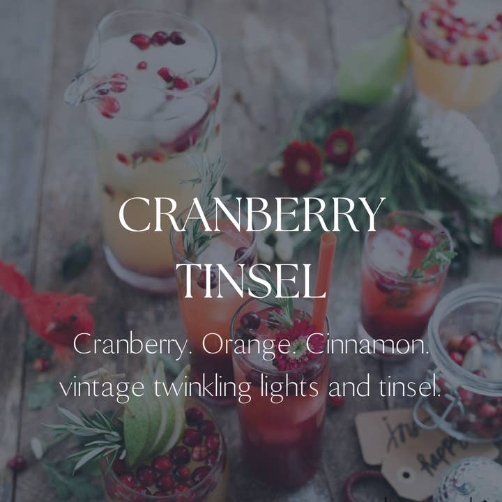 North + Ash Candles - Wholesale Jar/Filled Candle - Cranberry Tinsel | Balsam, Pine, Cedar (Copy)1