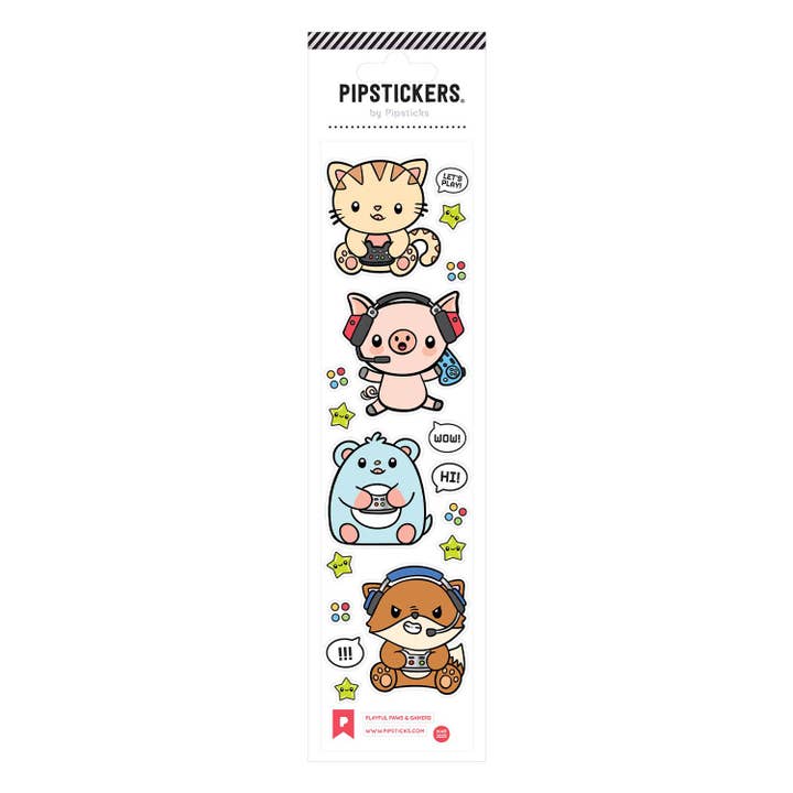 Playful Paws & Gamers for wholesale by Pipsticks
