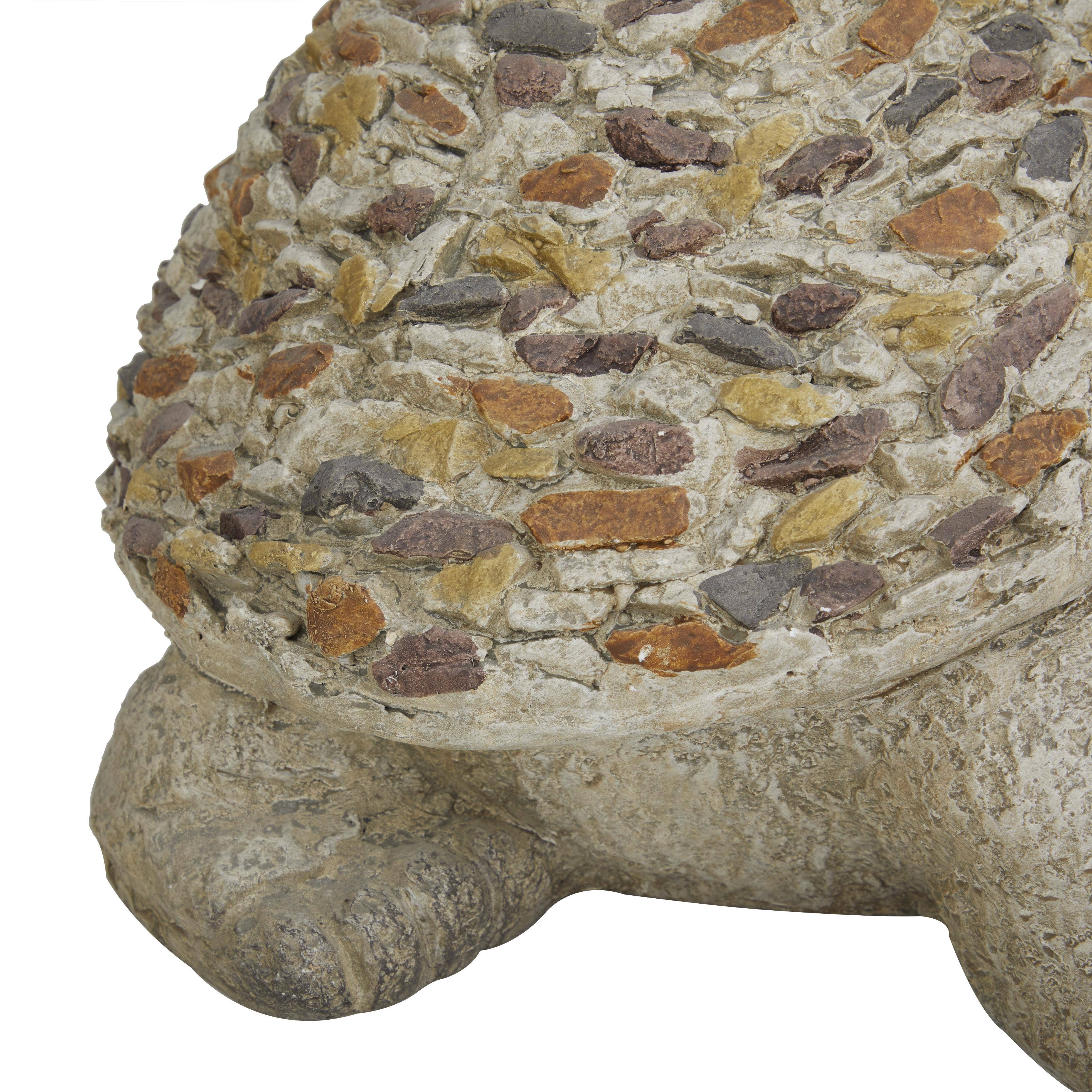 Import Corner - Wholesale Sculpture - A-66930: POLYSTONE TURTLE 14"W, 10"H3