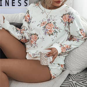 Floral Print Loungewear Set