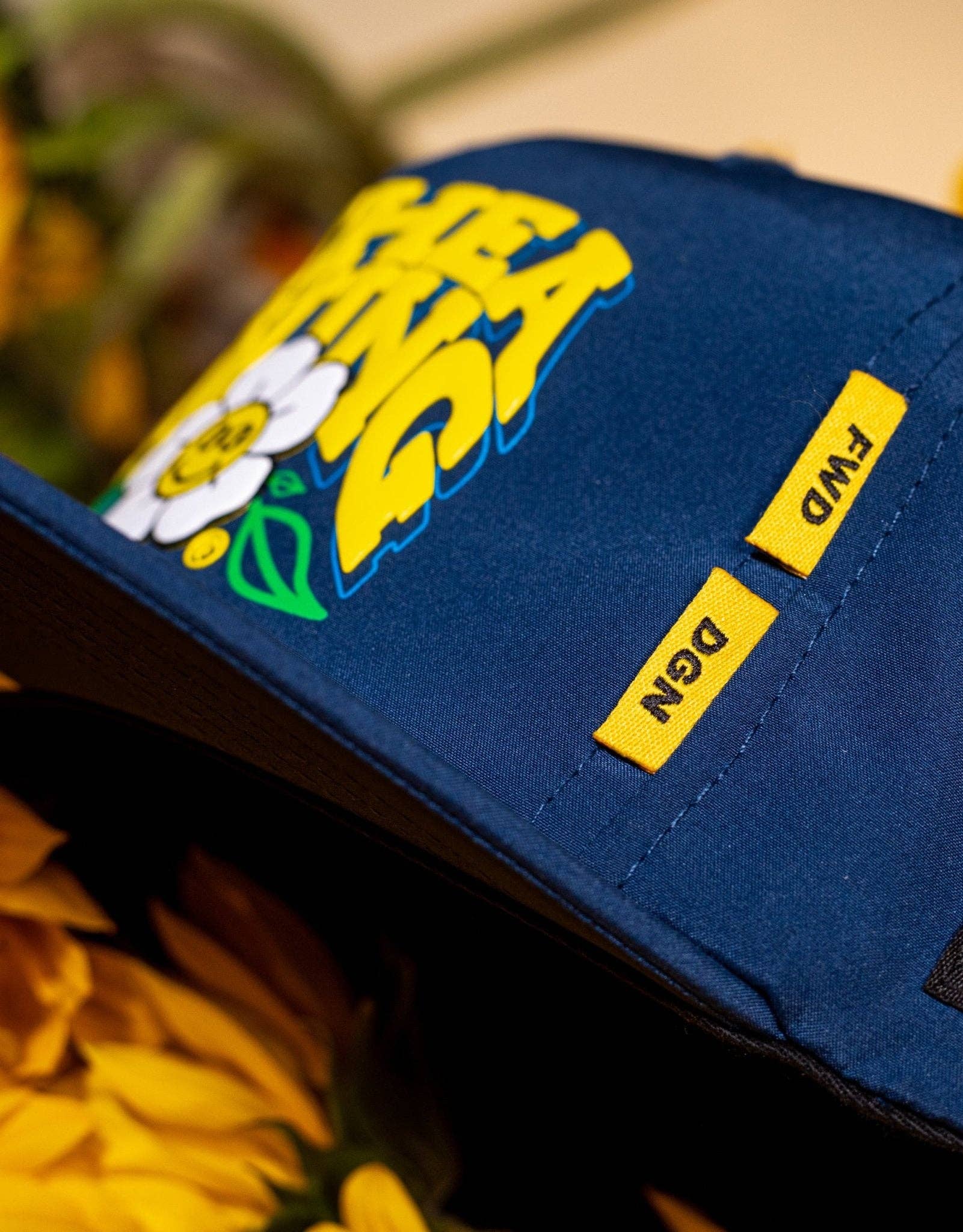 Dungeon Forward - Wholesale Flat Brim Cap - Unisex - WTLB - Outchea Thriving - Blue13