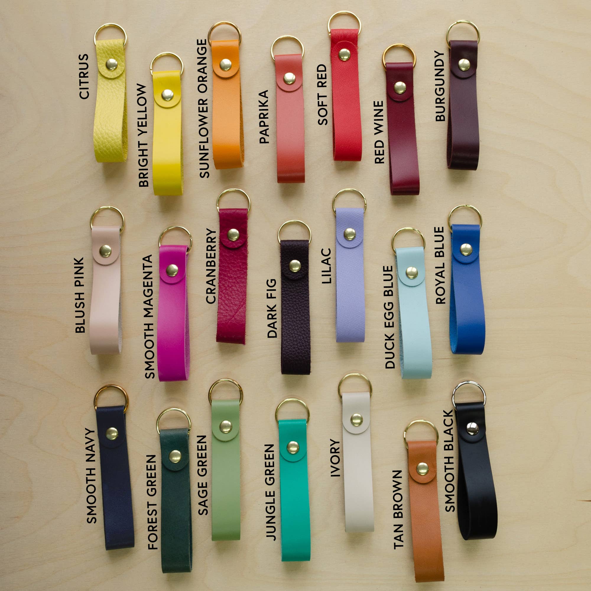 Studio Lowen – wholesale Keychain – Women's – Leather Loop Key Rings11