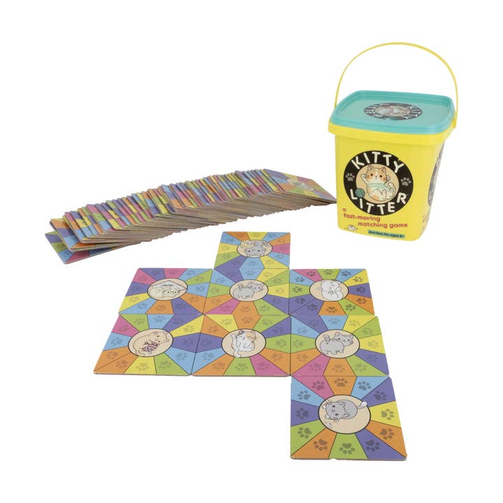 Project Genius - Wholesale Card Game - Kitty Litter - Fast-Action Matching Game2