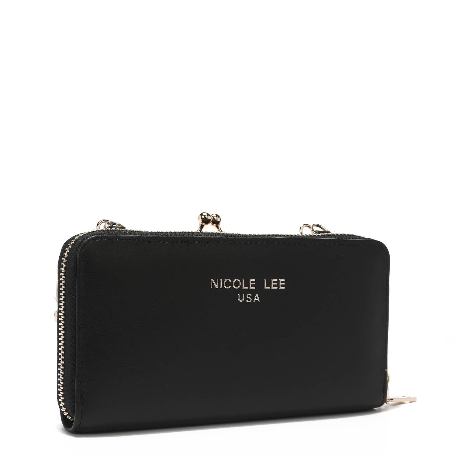 Nicole Lee USA - Wholesale Wallet - Women's - PRINTED KISS LOCK CROSSBODY WALLET3