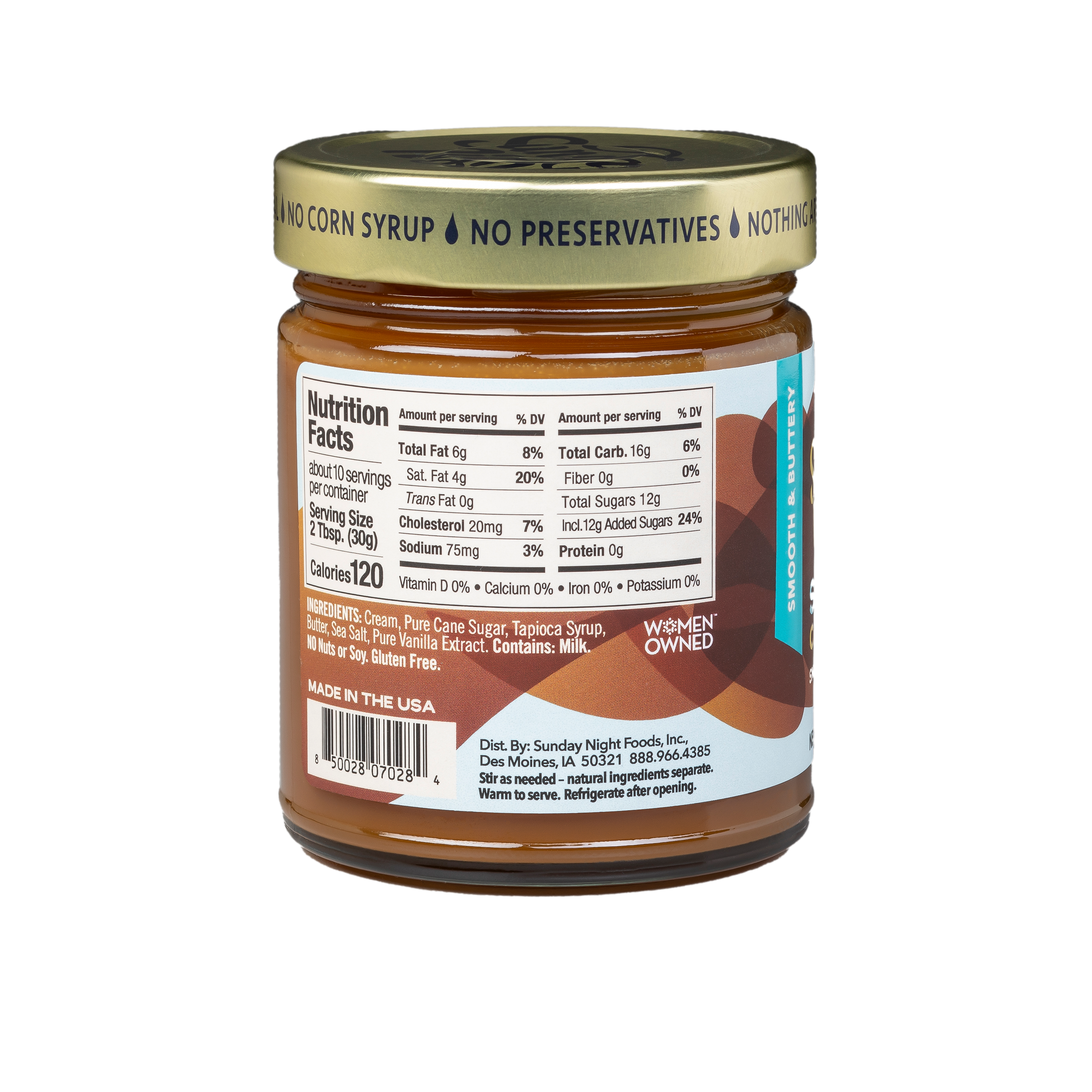 Sunday Night Foods - Wholesale Caramel Sauce - Sea Salt Caramel Sauce2