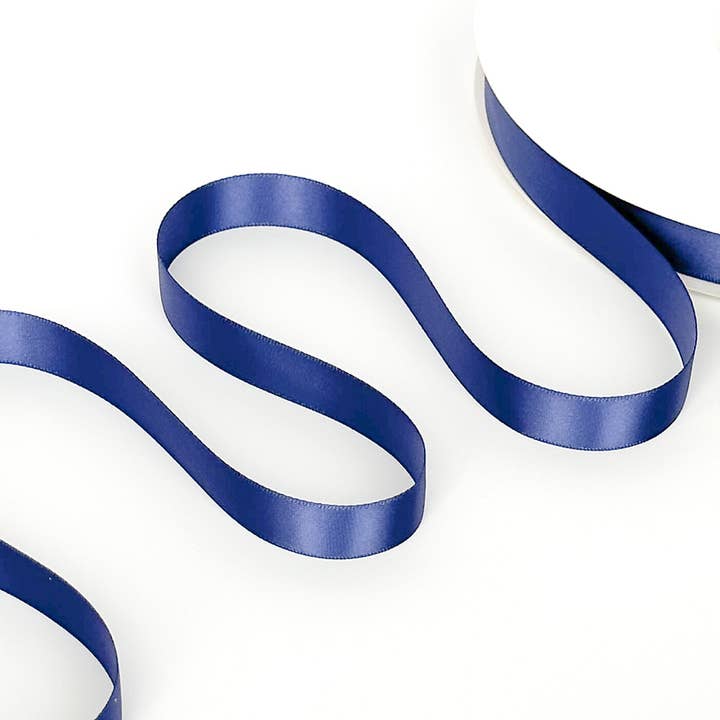 Indigo 371 Double Faced Satin Ribbon 100-Yard Roll for wholesale by Little Ribbon Shop