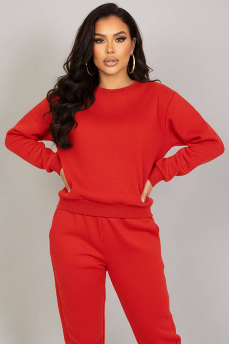 CAPELLA APPAREL - Vente Sweat-shirt – femme - Pull ras du cou en molleton classique8