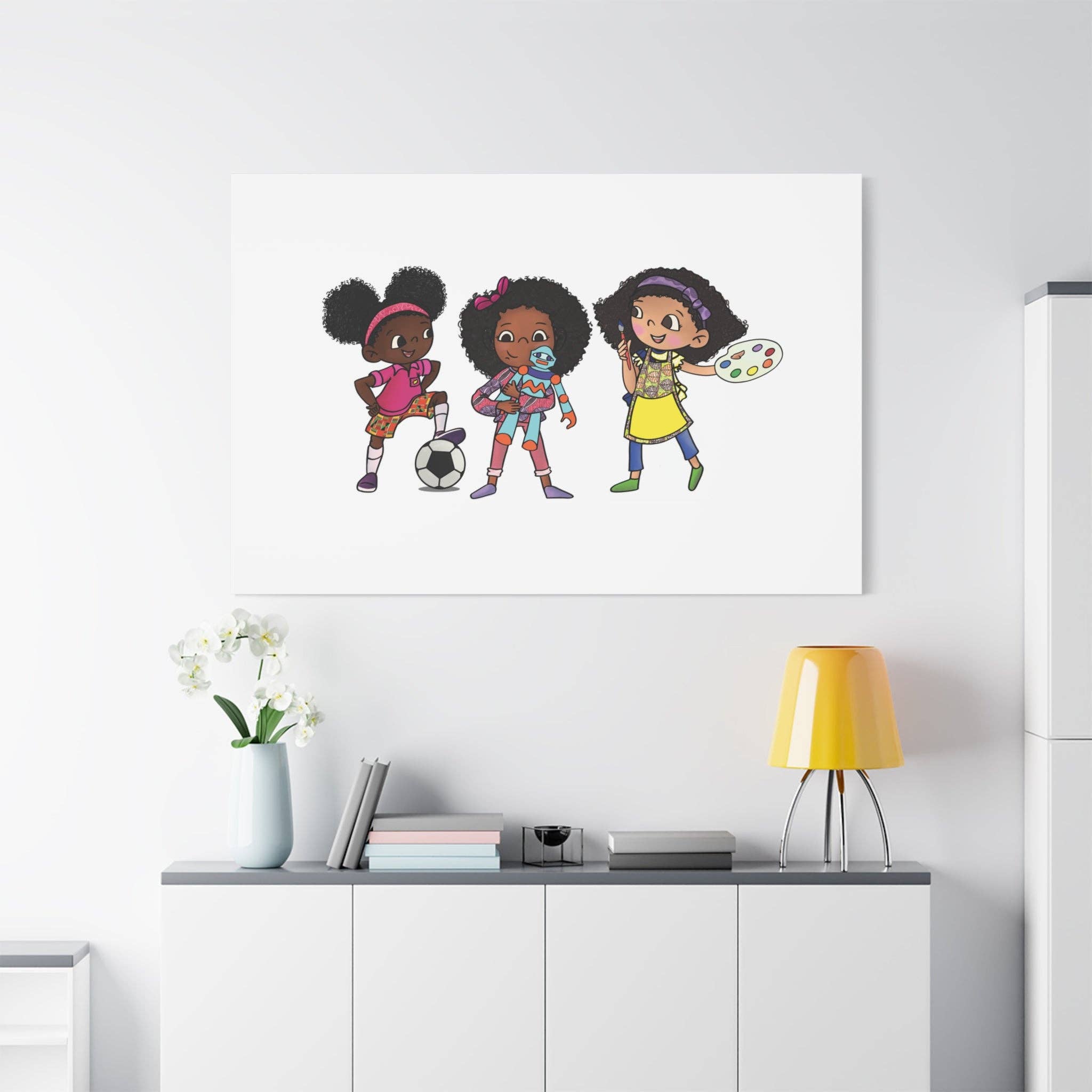 Ikuzi Dolls - Wholesale Art Print - Kids & Baby - Kids' Canvas Wall Art - Playful Characters for Creative Spaces133