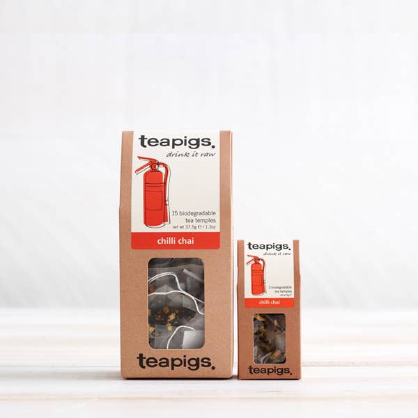 teapigs - Wholesale Tea Bags - Chilli Chai Tea- 15 temples1