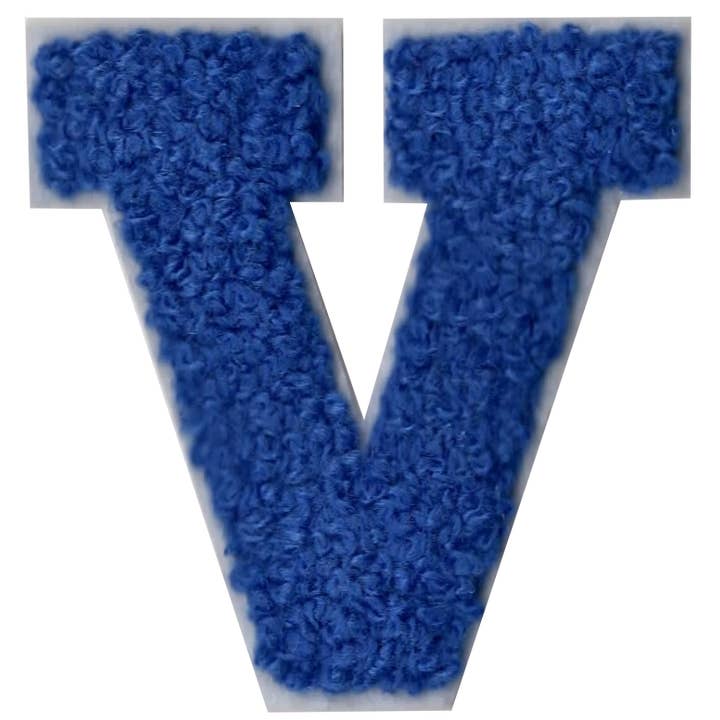 Patch Points - Wholesale Patch - Royal Blue Chenille Iron on Letters21