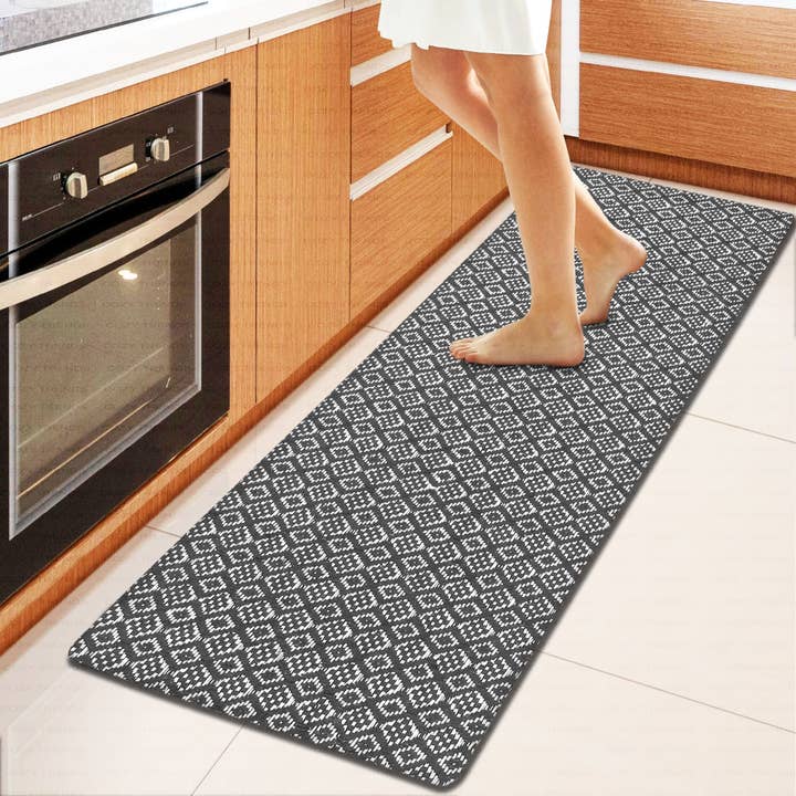 COZY HOMES COLLECTION - Wholesale Floor Mat - Anti-Fatigue Runner Mat Kitchen/Bathroom Handwoven 18x48''3