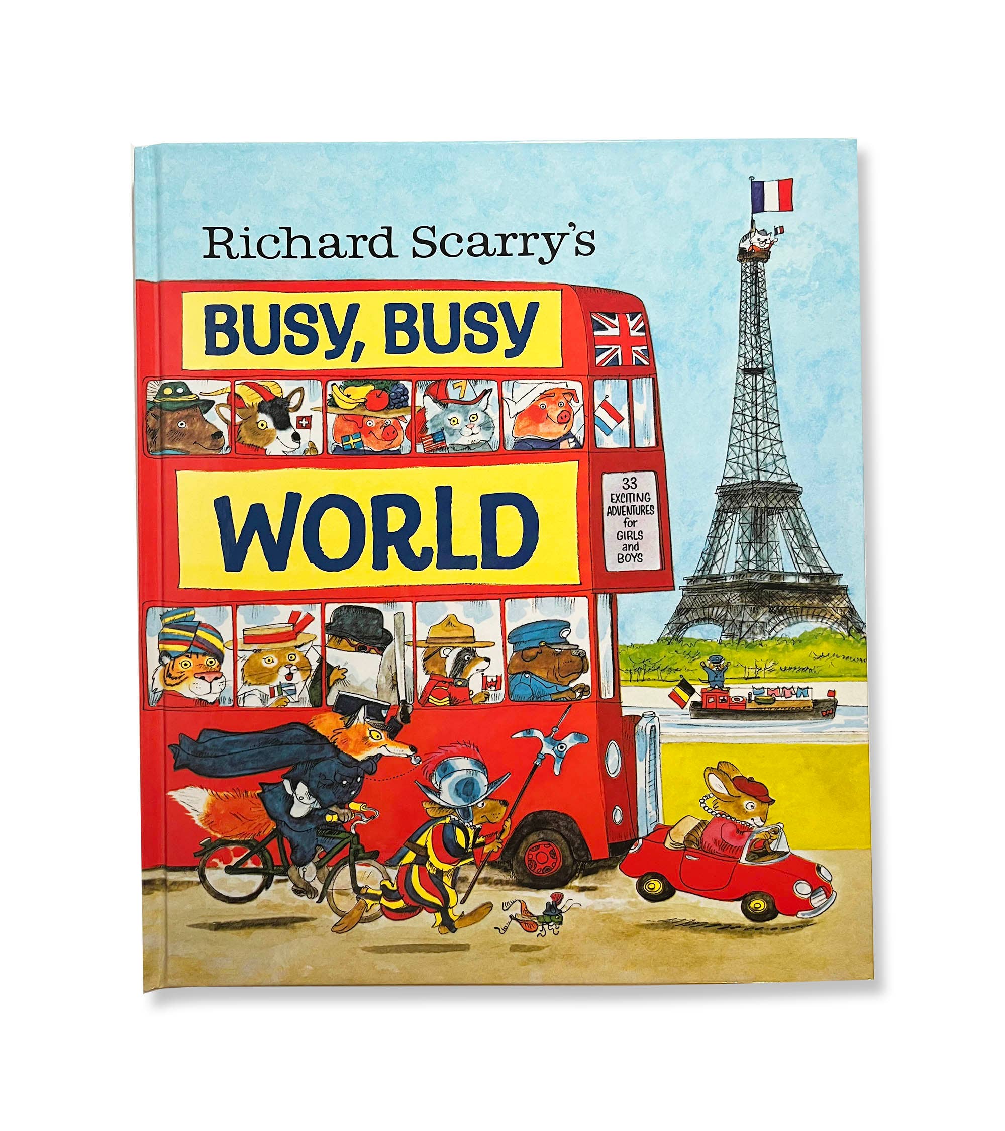 Books to Bed - Vente Haut et bas de pyjama – enfant - Ensemble de pyjama avec livre - Le Monde très occupé de Richard Scarry3