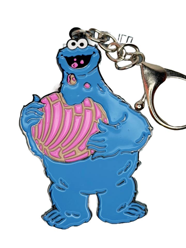 Concha Monster Metal Key Chain for wholesale by Xochico