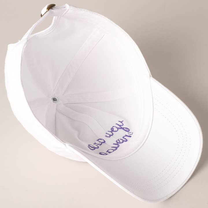Fashion City - Wholesale Baseball Cap - Women's - You Are Enough Embroidered Letters Baseball Cap3