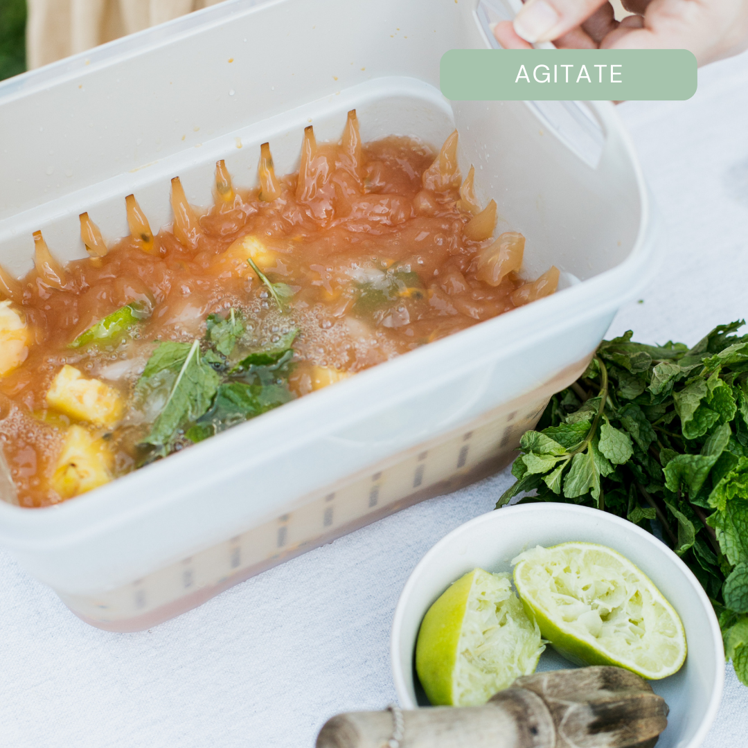 Strucket - Wholesale Laundry Basket - Strucket 4.5L Mini Strainer Bucket with Lid - 8 Pack - Sand3