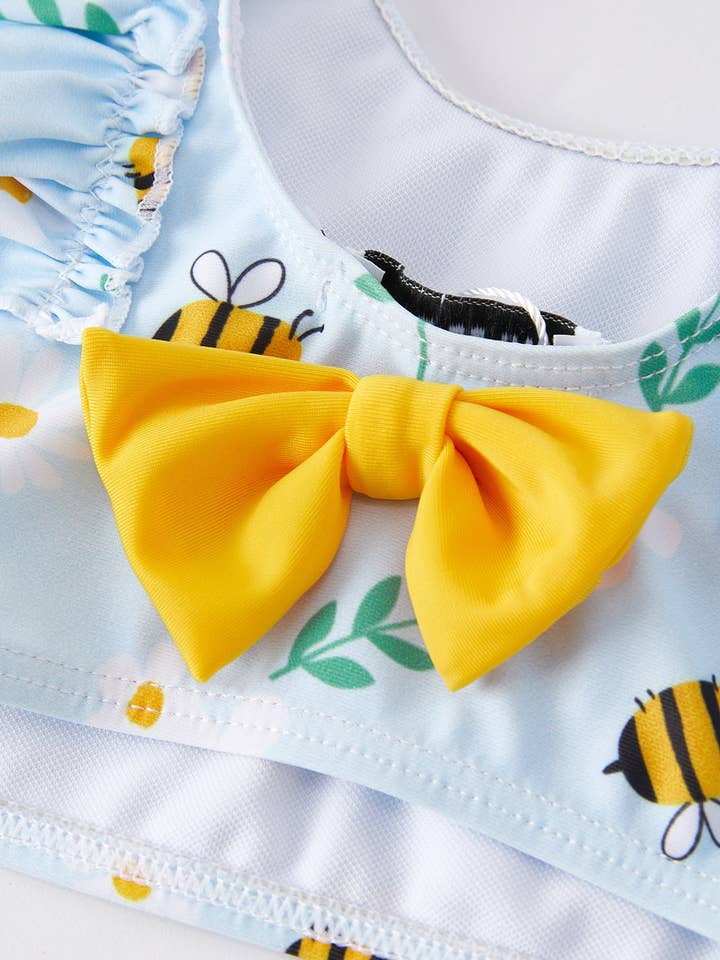 Rylee Faith Designs - Wholesale Two Piece Swimsuit - Kids - "Bee" Girls' Boutique Swimsuit