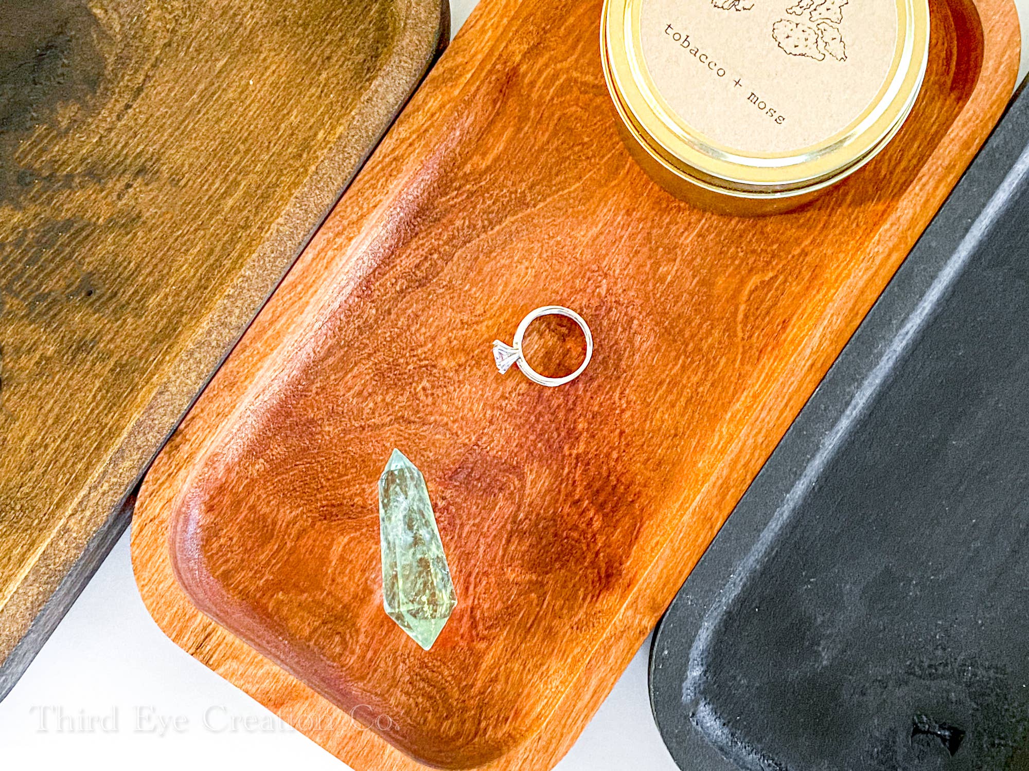 Third Eye Creation Company - Vendita all'ingrosso Vassoi decorativi - Vassoio per Gioielli, Svuotatasche in Legno, Portagioie in Legno Duro6