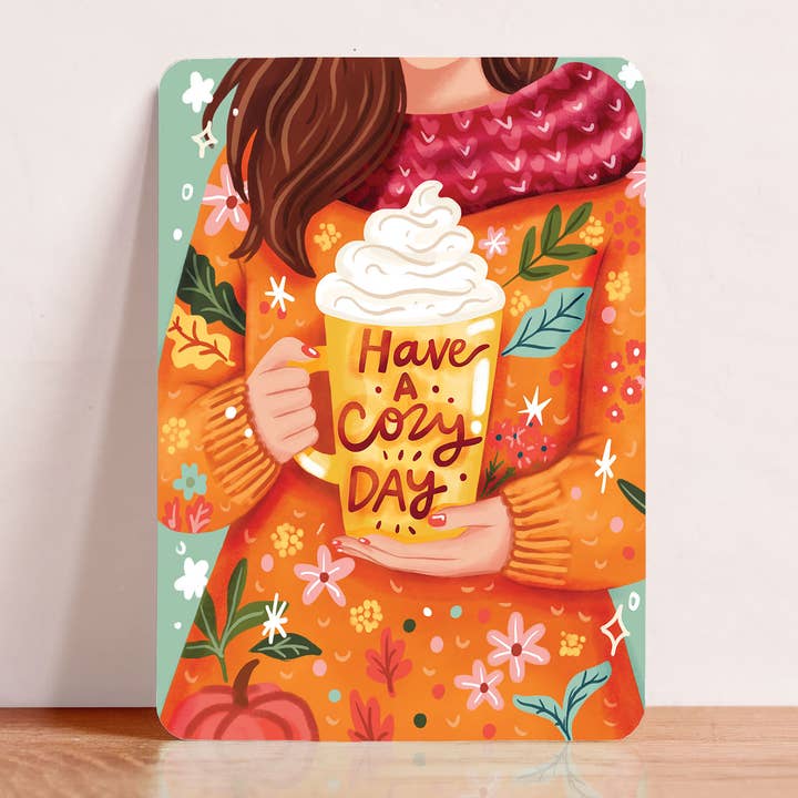 Aniet Illustration - Wholesale Birthday Card - Card congratulation birthday autumn fall postcard2