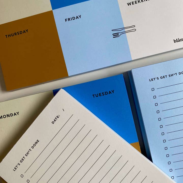 BlĂĄmst - Wholesale Planner - Meal Plan List / A5 / 52 sheets4