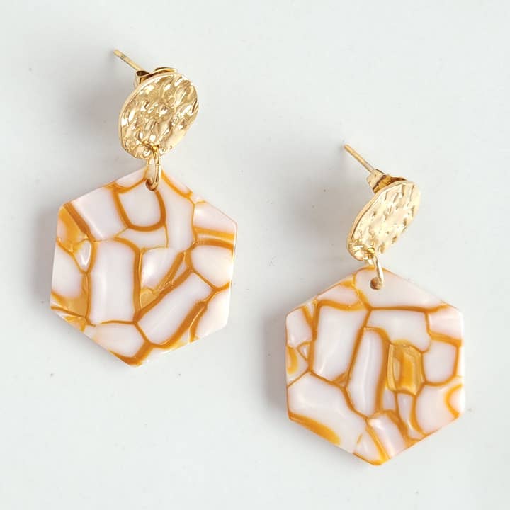 Roxy örhängen - Pumpkin Spice // Smycken, Höst för wholesale av Spiffy & Splendid