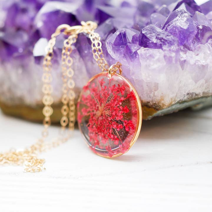 Remedy Designs - Wholesale - RedQueen Anne’s Lace Necklace7