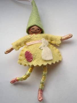 Boneca Arte Feliz Páscoa Ornamento Pixie por atacado de Pea Soup