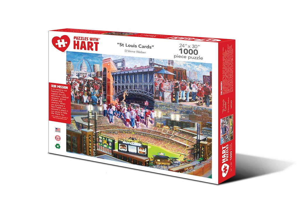 Hart Puzzles - Wholesale Puzzel - Volwassene - St. Louis kaarten van D'Anne Weber