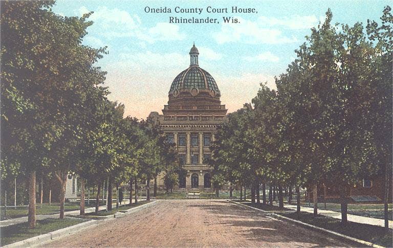 Found Image Press - Wholesale Magnet - Magnet WI-440 Oneida Courthouse0