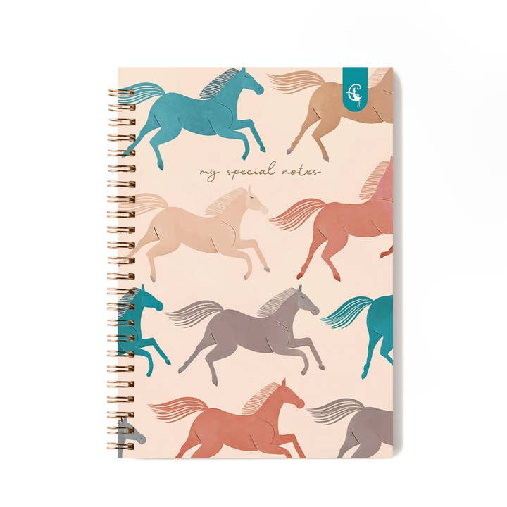 Quaderno per cavalli con rilegatura a spirale per la vendita all'ingrosso da parte di Cozywood