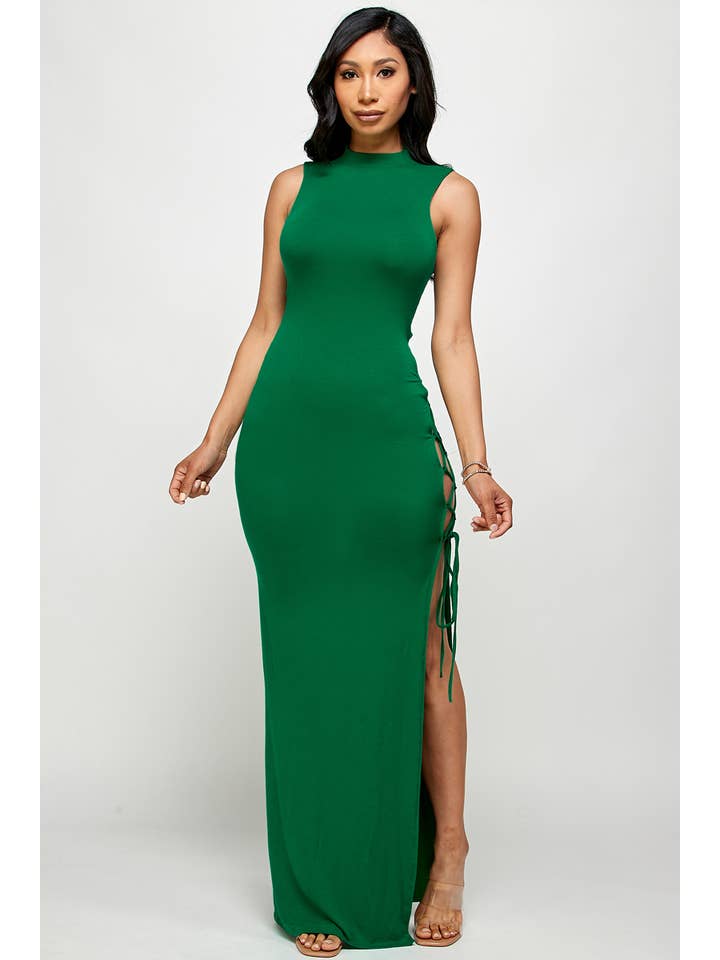 Spring Haze Inc. – Großhandel Kleid – Damen – 💖 Super sexy langes Kleid mit Schnürung von hinten an Seite 💘21