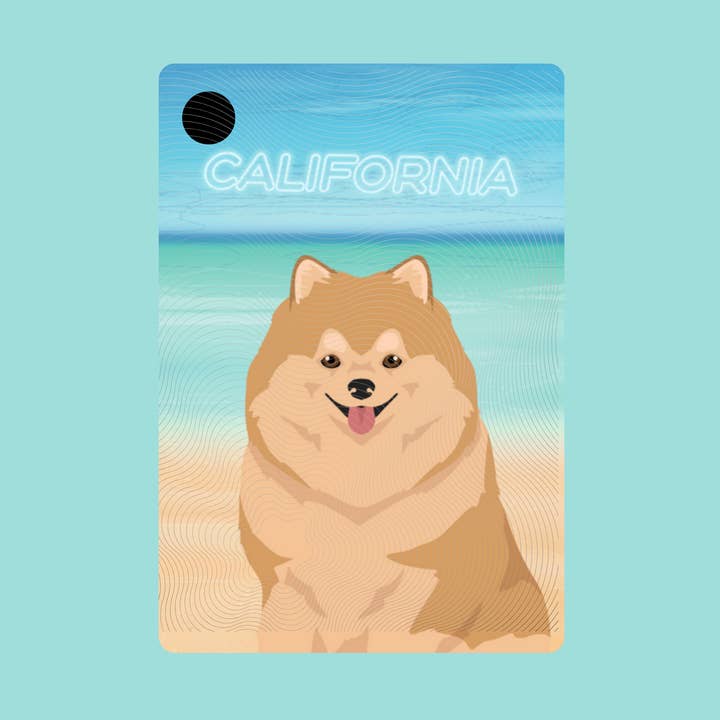 Pomeranian Dog Keychain, custom souvenir for wholesale by Prime Shiba