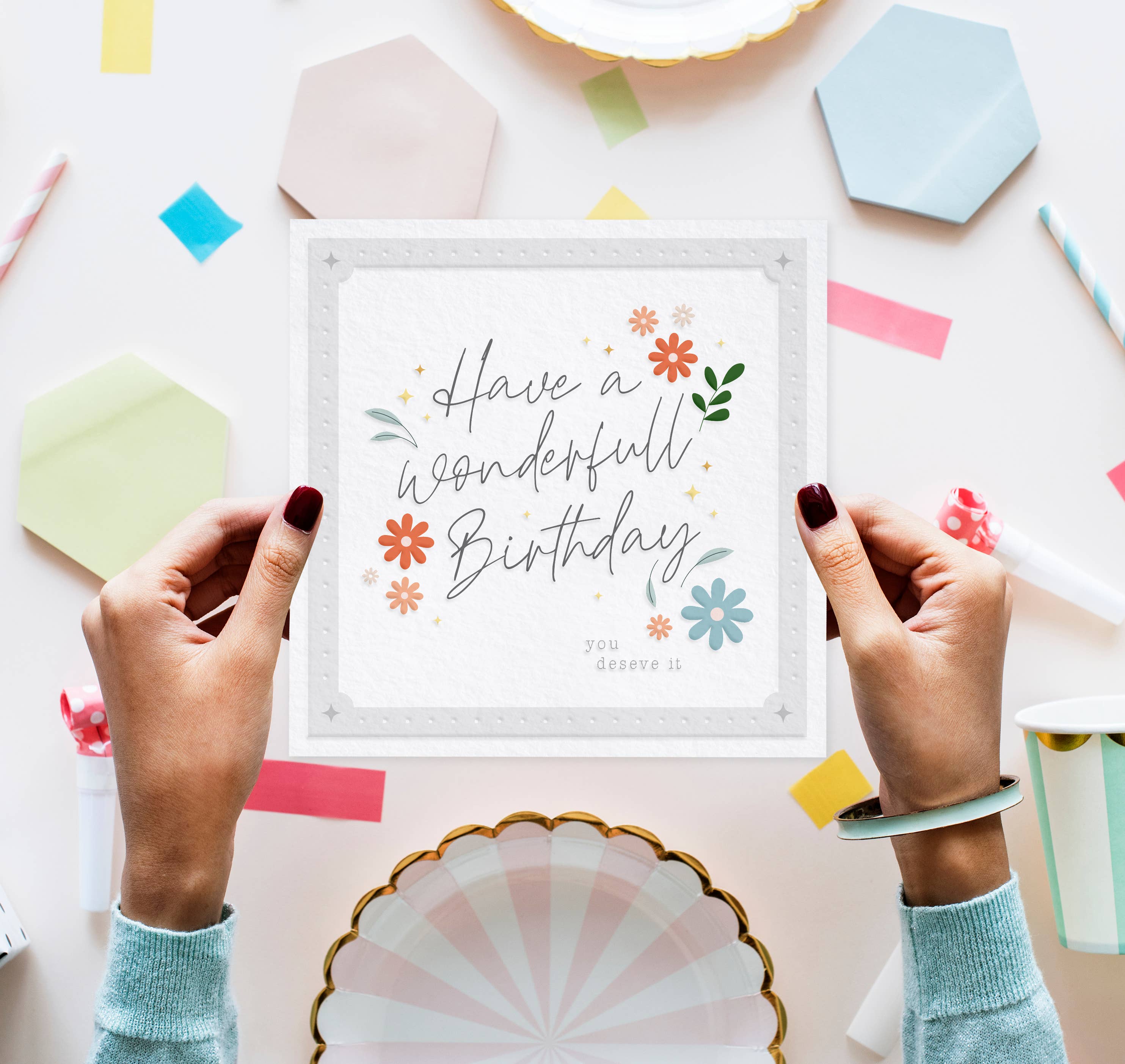 Heyyy Ltd – Engroshandel Fødselsdagskort – Fødselsdagsblomster og type lykønskningskort0