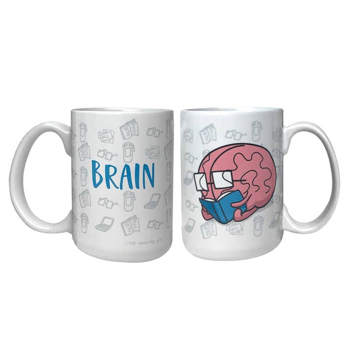 Brain Mug for wholesale by The Awkward Yeti