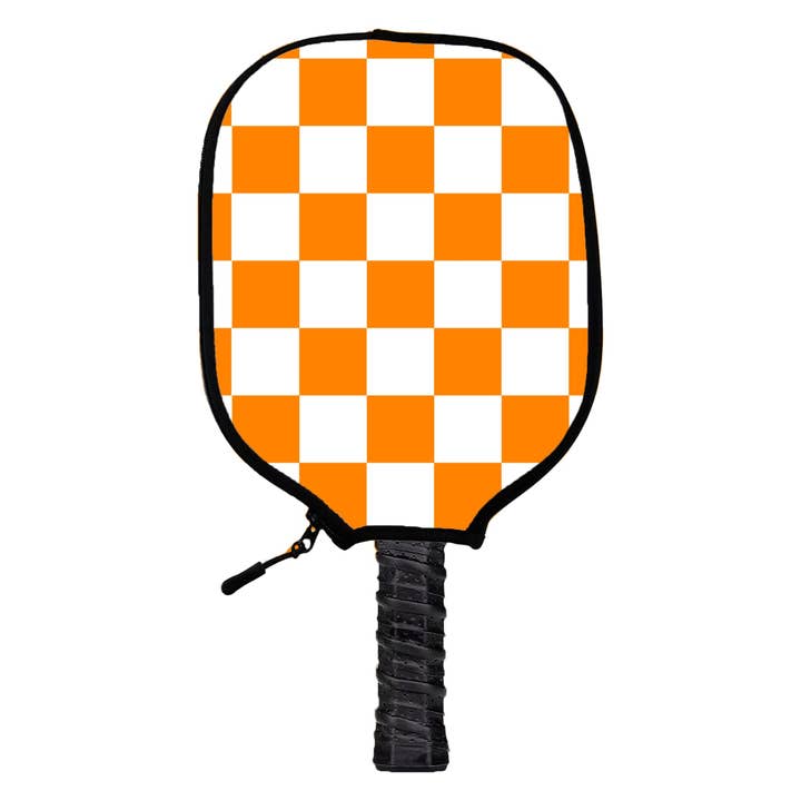 Funda Orange Checkers Pickleball para venta al por mayor de PickleBallerz