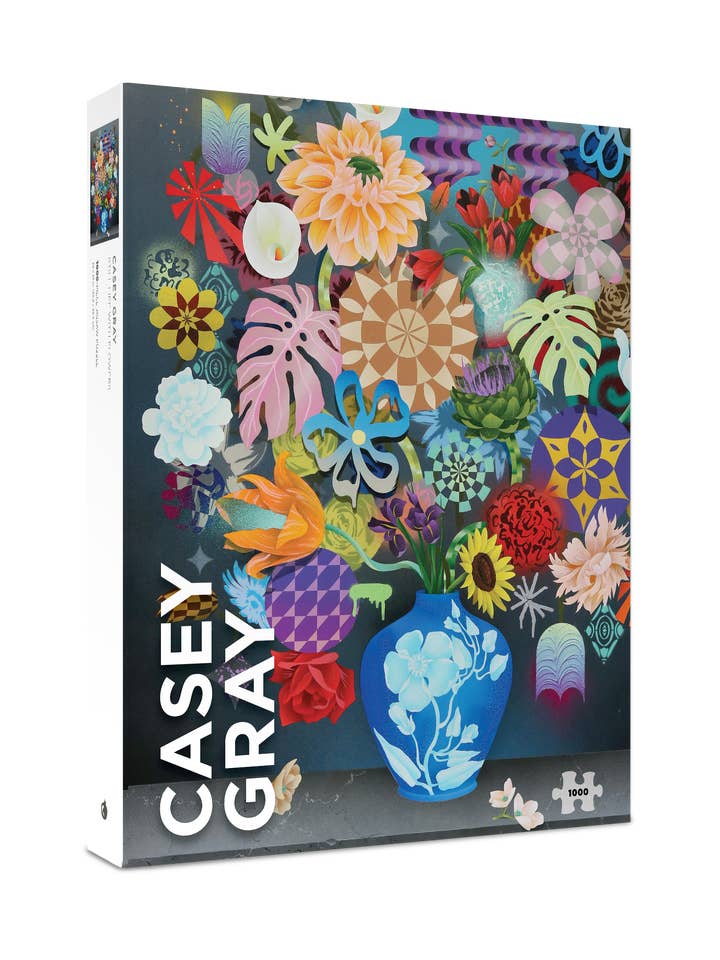 Casey Gray: Still Life with Flowers 1000-Piece Jigsaw Puzzle for wholesale by Pomegranate