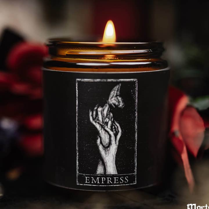 Die Kaiserin Tarotkarte Sojakerze für den Großhandel von Mortus Viventi