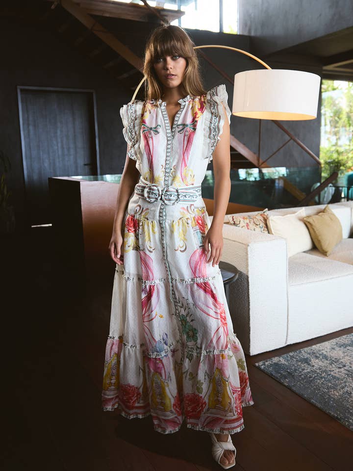 MACKENZIEMODE - Wholesale Dress – Women's - STARBRIGHT MAXI ROSES0