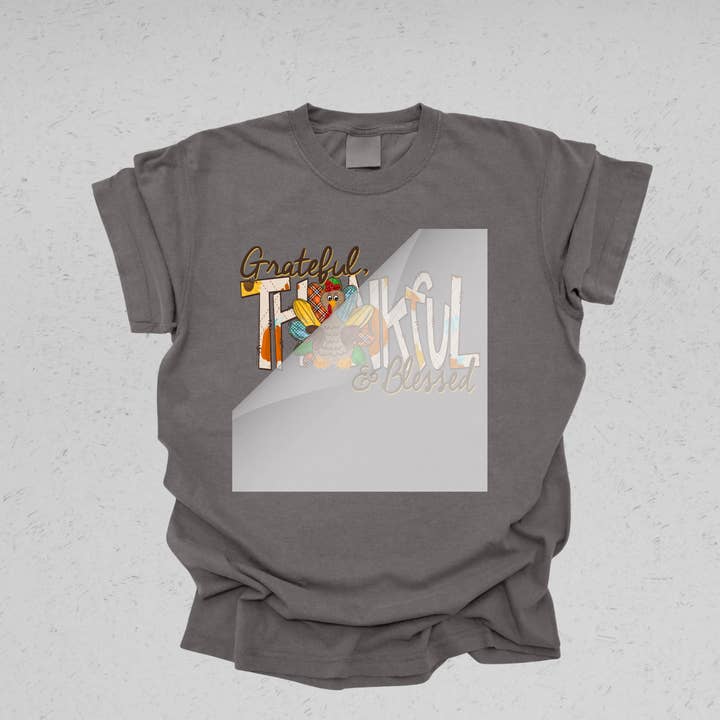 DTF Office - Wholesale Sublimation Transfer - Grateful, Thankful and Blessed DTF Transfer2