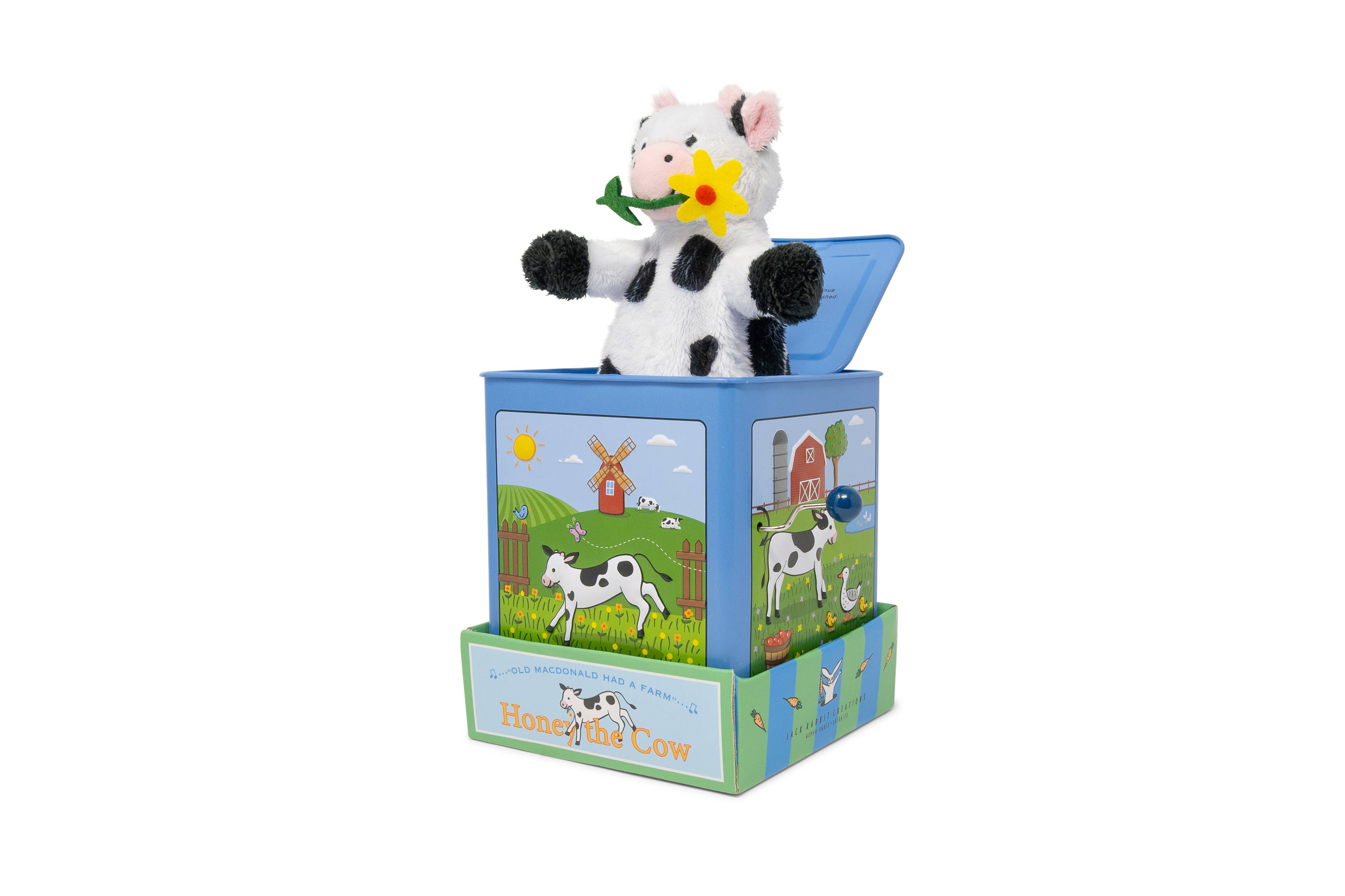 Jack Rabbit Creations - Wholesale Toy Set - Kids - Honey the Cow Jack in the Box